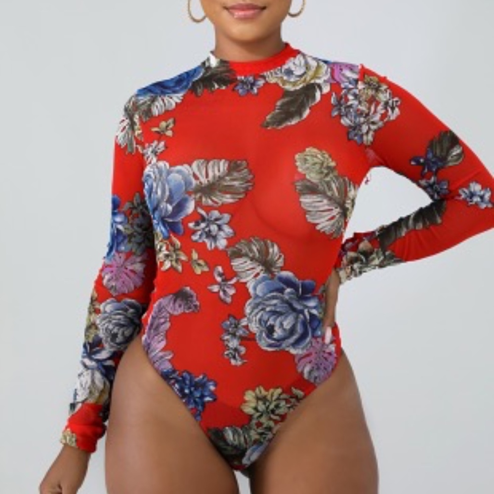 Blue Rose Bodysuit